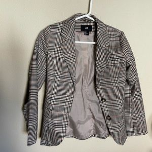 H&M Plaid Blazer